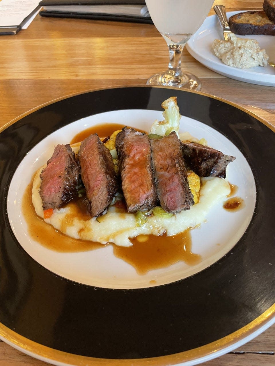 Wagyu beef served at Joseph Decuis.