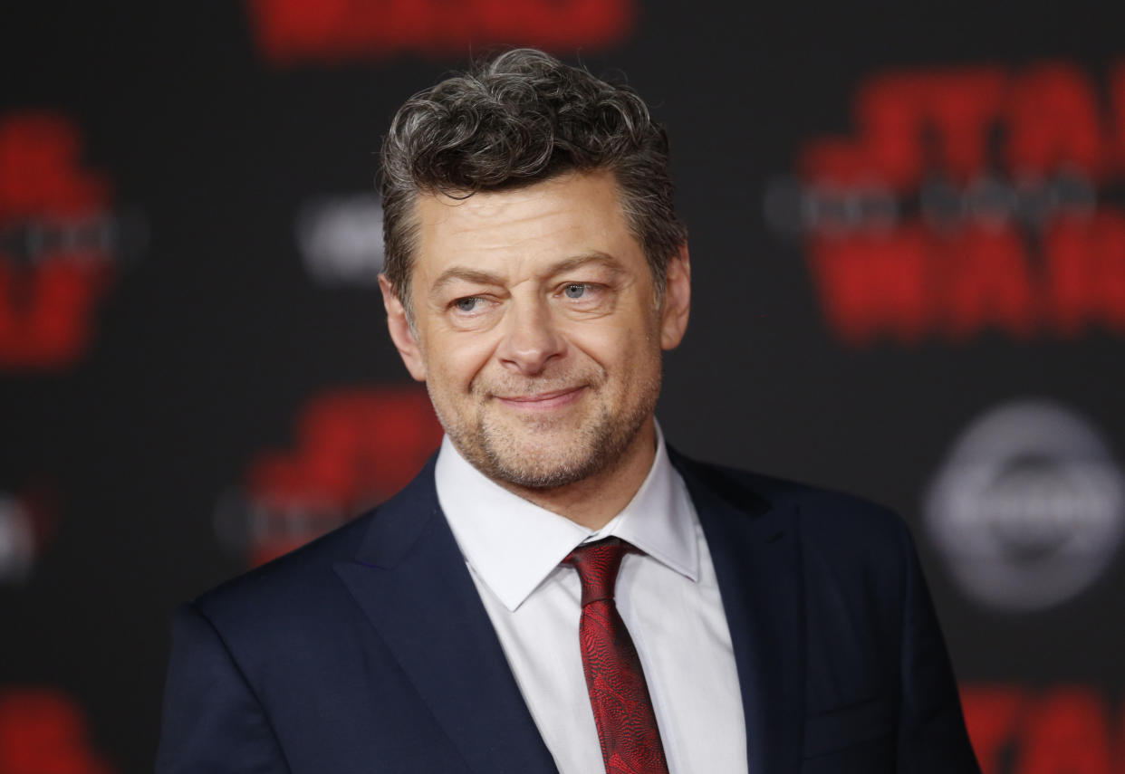 World Premiere of “Star Wars: The Last Jedi” – Arrivals – Los Angeles, California, U.S., 09/12/2017  – Actor Andy Serkis. REUTERS/Danny Moloshok