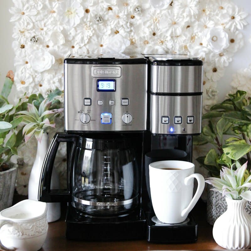 Cuisinart Coffee Center™ 12 Cup Coffeemaker and Single-Se. Image via Wayfair.