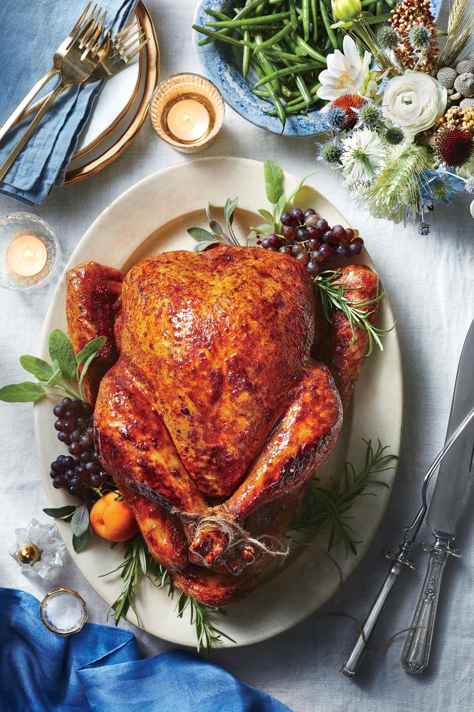 Sweet-and-Spicy Roast Turkey Recipe