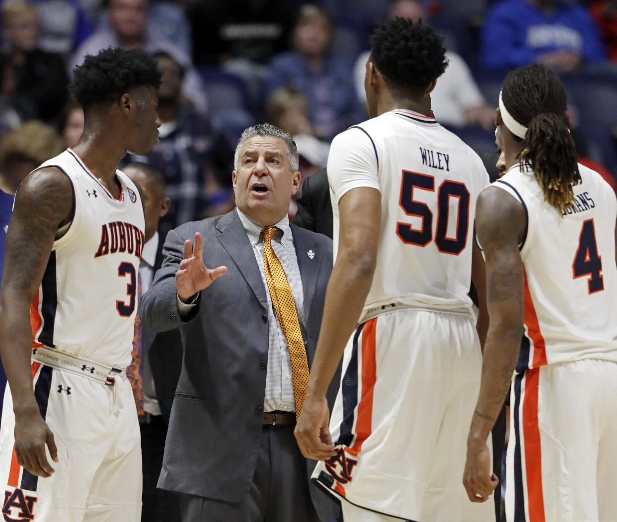 Auburn will sit Danjel Purifoy and Austin Wiley indefinitely as a result of the FBI investigation. (AP)