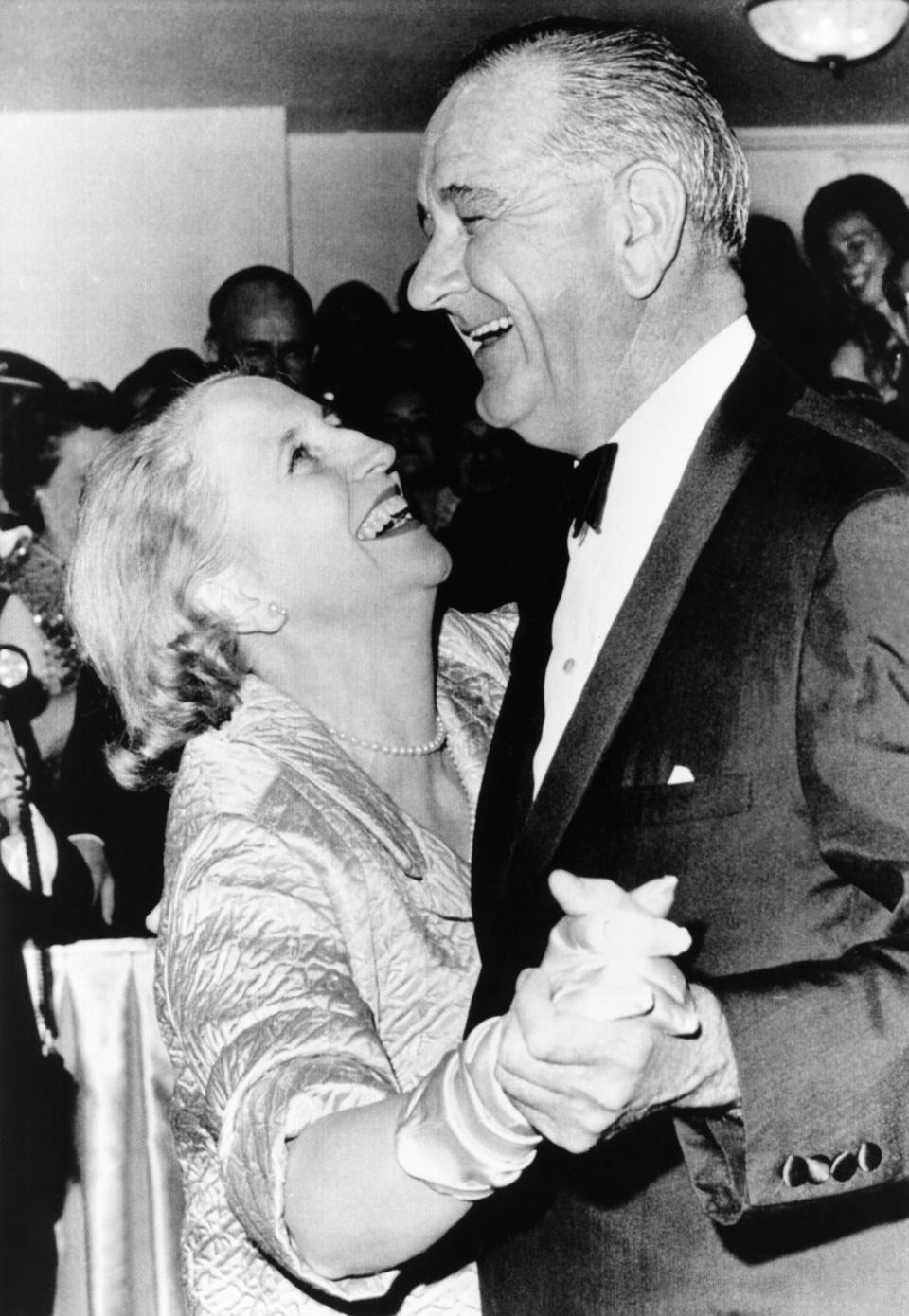 Margaret Truman und Lyndon Johnson