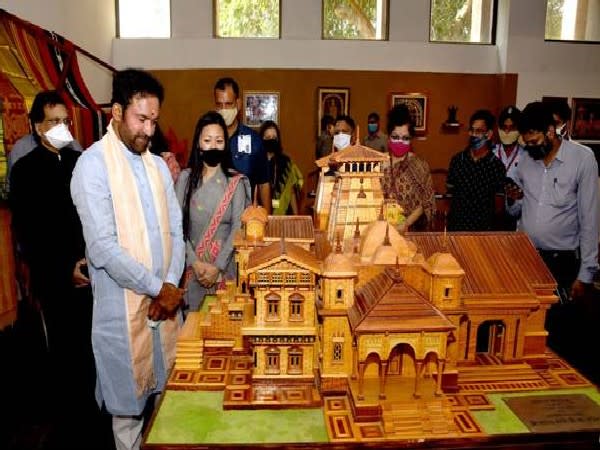 Minister of Culture G Kishan Reddy at the National Gallery of Modern Art, New Delhi (Photo/ANI)