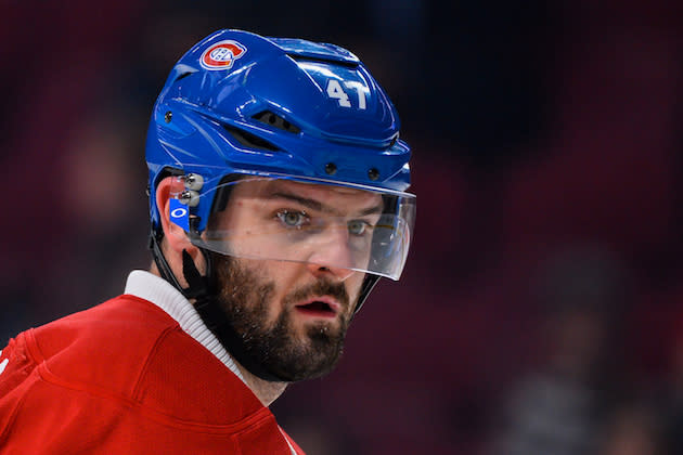 MONTREAL, QC - NOVEMBER 08: Alexander Radulov #47 of the Montreal Canadiens looks on during the warmup prior to the NHL game against the Boston Bruins at the Bell Centre on November 8, 2016 in Montreal, Quebec, Canada. The Montreal Canadiens defeated the Boston Bruins 3-2. (Photo by Minas Panagiotakis/Getty Images)