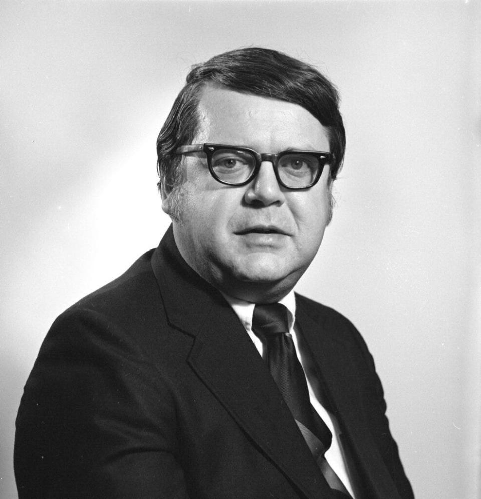 In an undated photo provided by the Bentley Historical Library at the University of Michigan, Dr. Robert E. Anderson is shown.