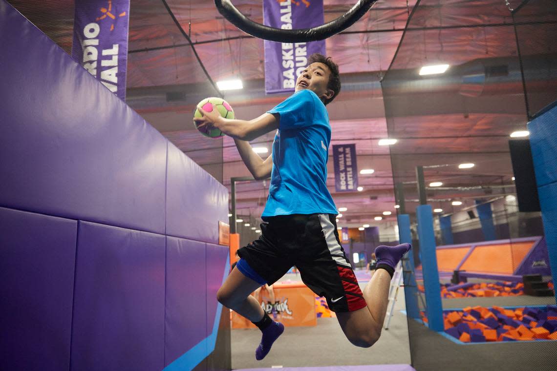 Altitude Trampoline Park offers trampolines, soft play, basketball, dodgeball and interactive games.