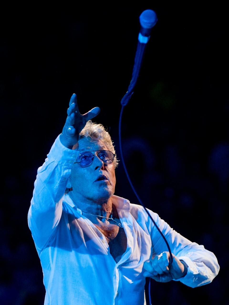 Still got it: Daltrey during a live show (William Snyder)