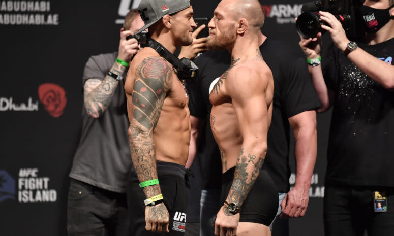 UFC 257 Poirier v McGregor: Weigh-Ins