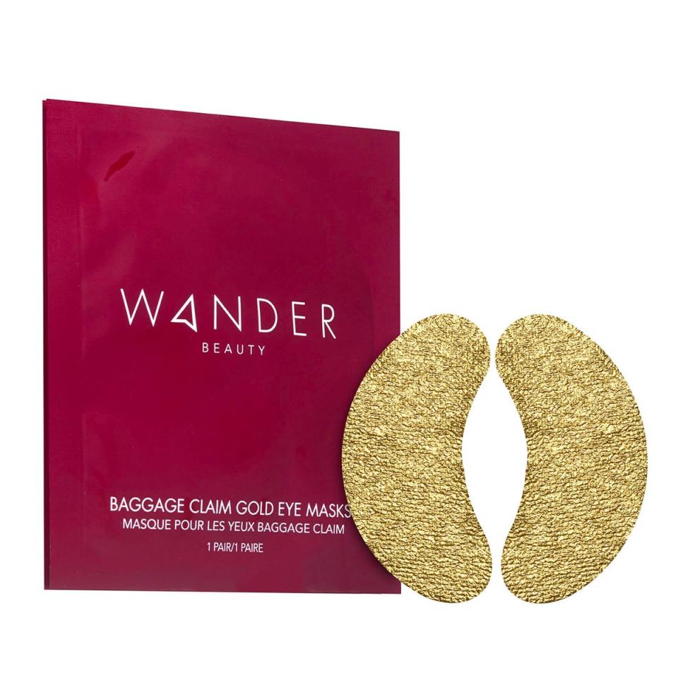 Wander Beauty Baggage Claim Gold Eye Masks (Set of 6)