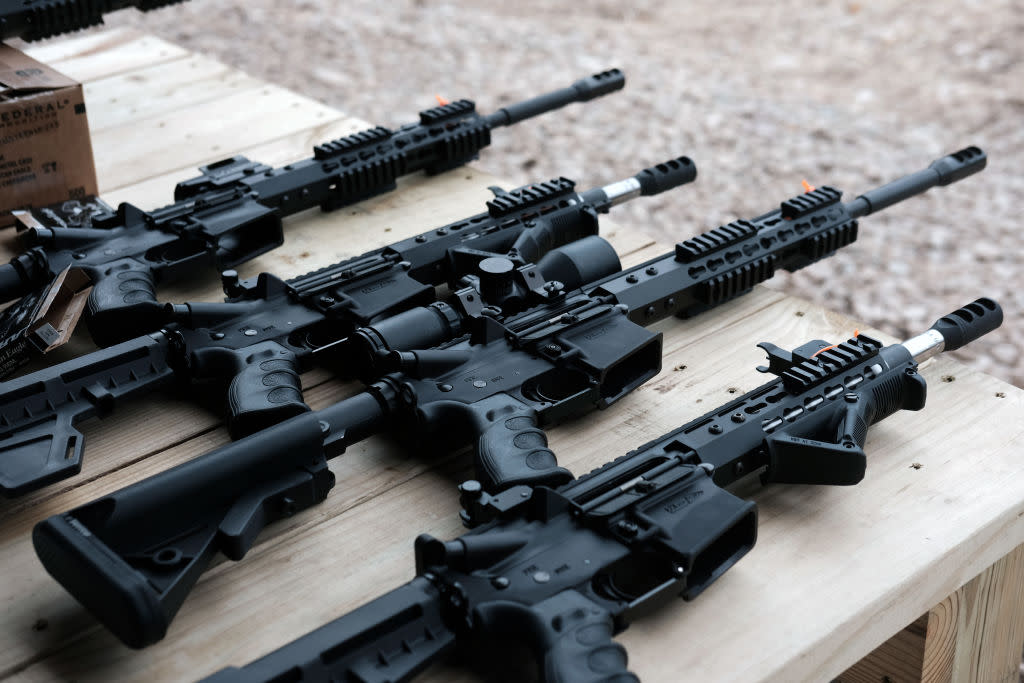 AR-15 rifles