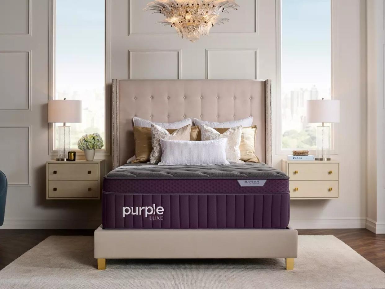 Purple mattresses