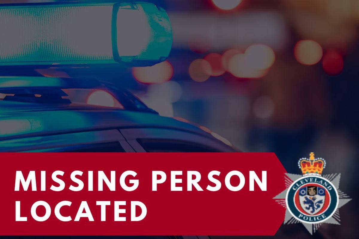 Missing person found <i>(Image: Cleveland Police)</i>