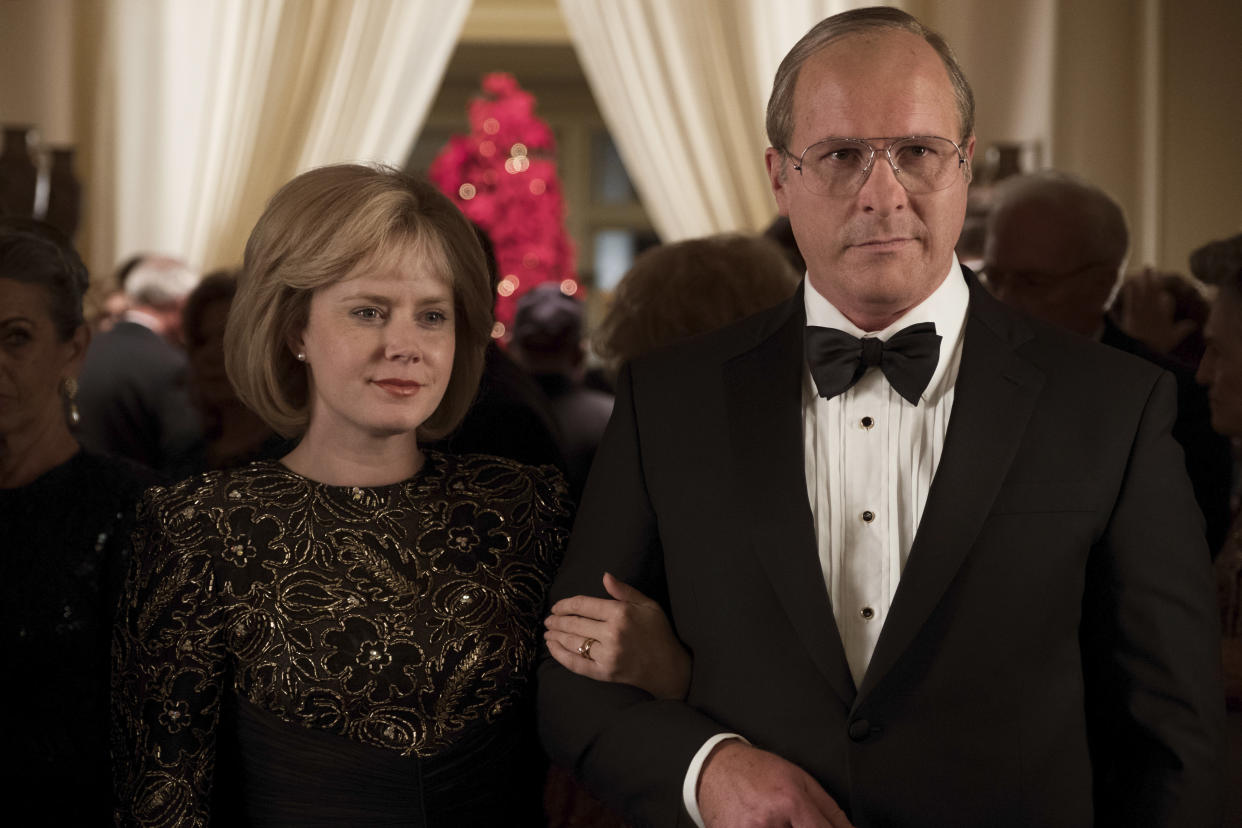 Amy Adams and Christian Bale as Lynne and Dick Cheney in "Vice." (Photo: Matt Kennedy / Annapurna Pictures )