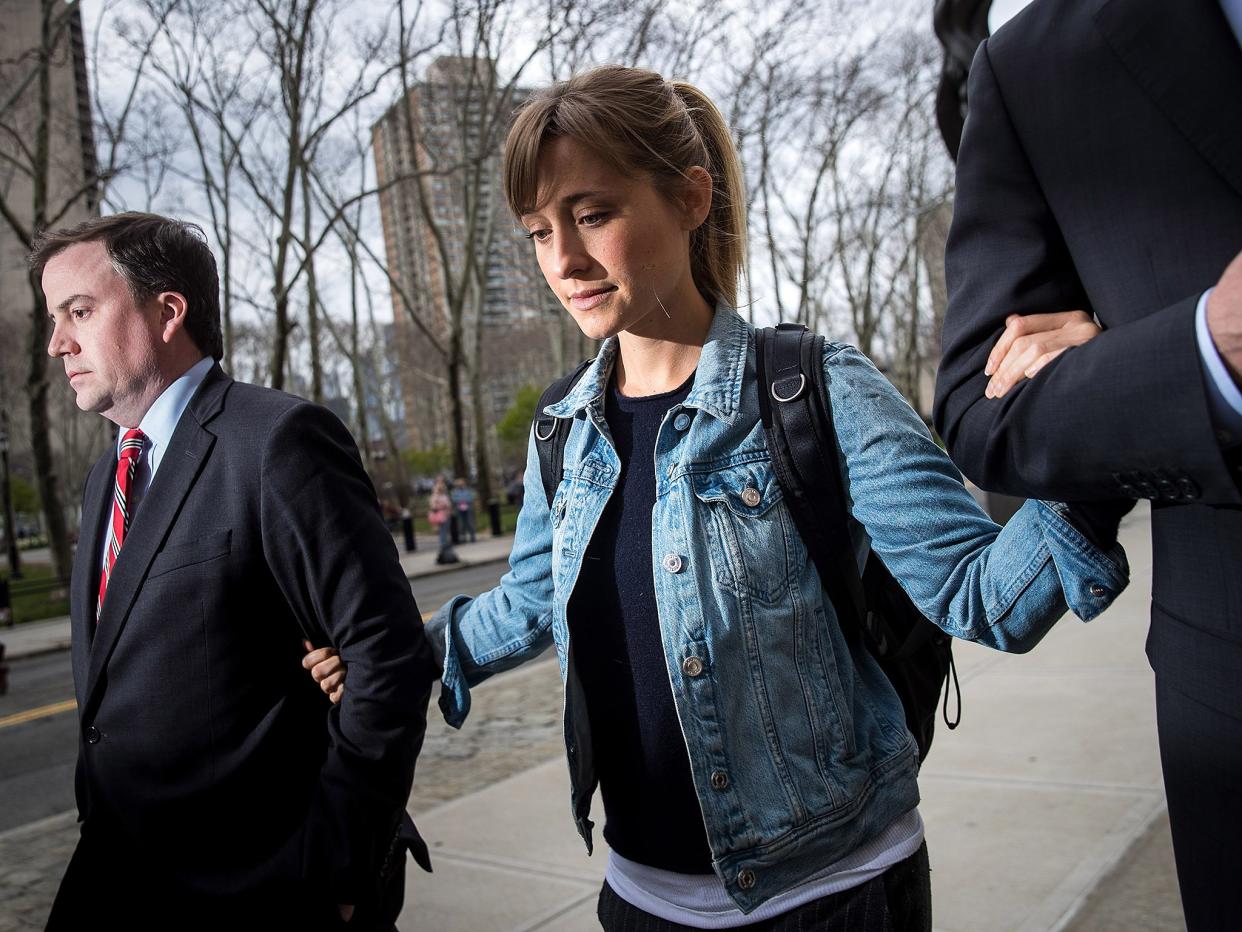 Mack leaves US District Court after a bail hearing in Brooklyn yesterday: Getty Images