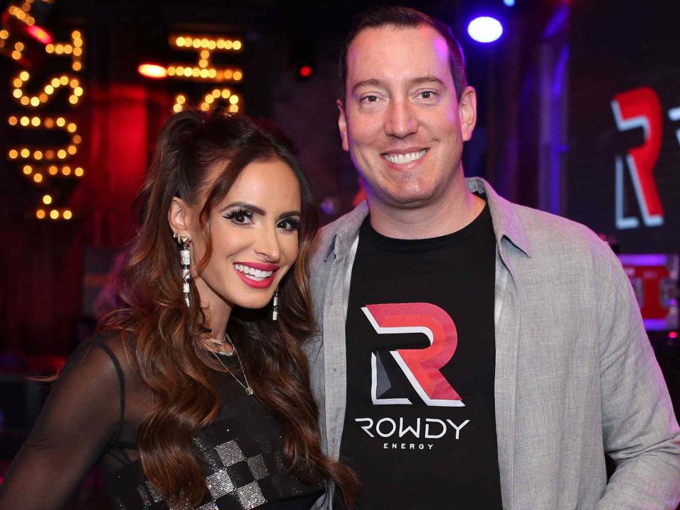 <p>Jason Lowrie/Utopia Select/Shutterstock </p> Samantha Busch and Kyle Busch at the World Premiere of the Kyle Busch Documentary 