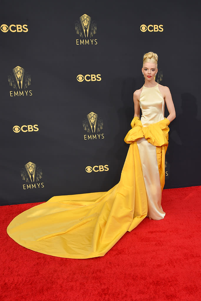 Anya Taylor-Joy at the 73rd Primetime Emmy Awards held at L.A. Live on September 19, 2021. - Credit: Michael Buckner for Variety