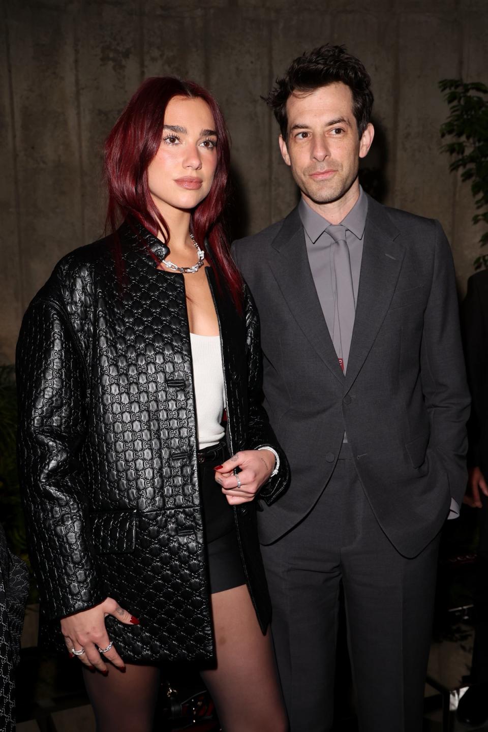 Dua Lipa and Mark Ronson (Getty Images for Gucci)