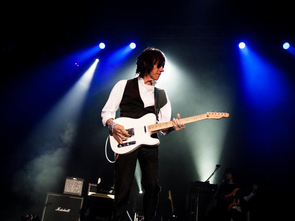 Beck performing at Bluesfest in Byron Bay in 2014 (EPA)