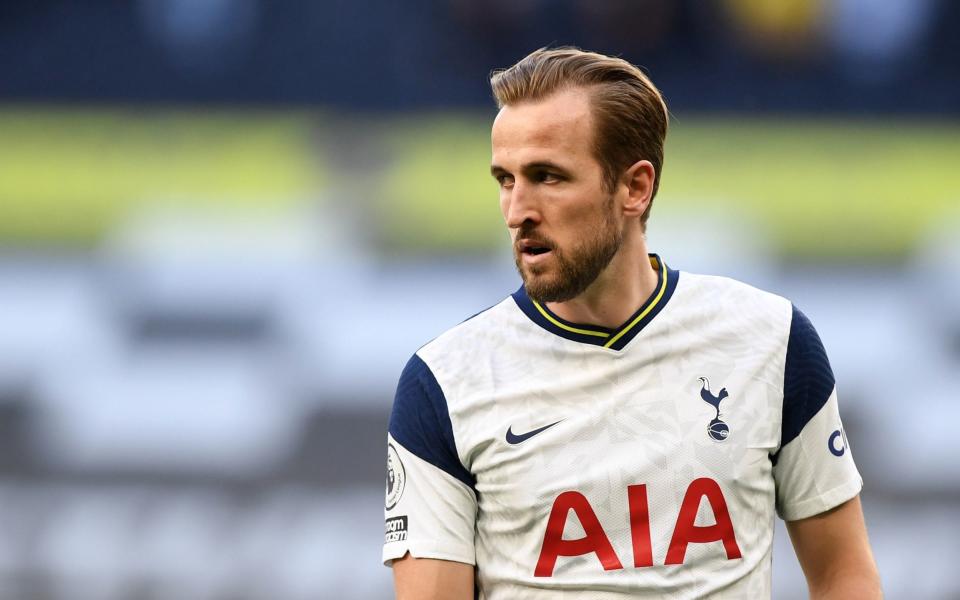 Harry Kane on the pitch for Tottenham - PA