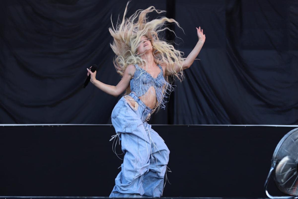 Zara Larsson at the Isle of Wight Festival <i>(Image: Paul Blackley/ IWCP)</i>