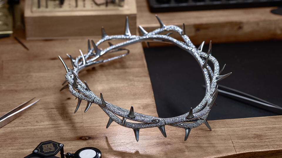 The one-off Crown of Thorns was commissioned by Kendrick Lamar and Dave Free. - Credit: Tiffany & Co.