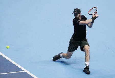 Britain Tennis - Barclays ATP World Tour Finals - O2 Arena, London - 14/11/16 Great Britain's Andy Murray in action during his round robin match against Croatia's Marin Cilic Reuters / Stefan Wermuth Livepic