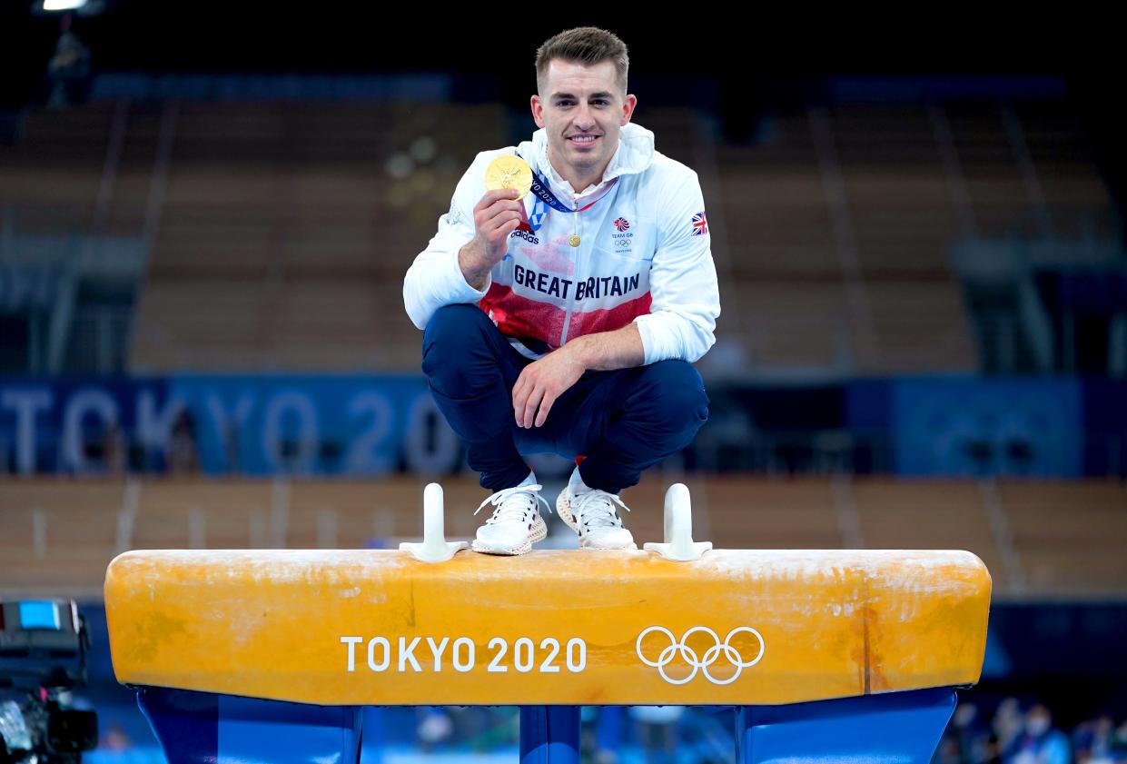Max Whitlock won pommel gold in Tokyo (Mike Egerton/PA) (PA Wire)