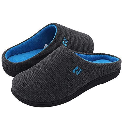 7) Men's Original Two-Tone Memory Foam Slipper