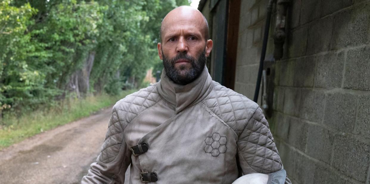 jason statham as clay, the beekeeper