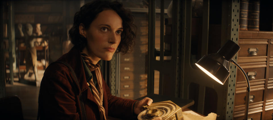 Helena (Phoebe Waller-Bridge) in Lucasfilm's INDIANA JONES AND THE DIAL OF DESTINY. Â©2023 Lucasfilm Ltd. & TM. All Rights Reserved.