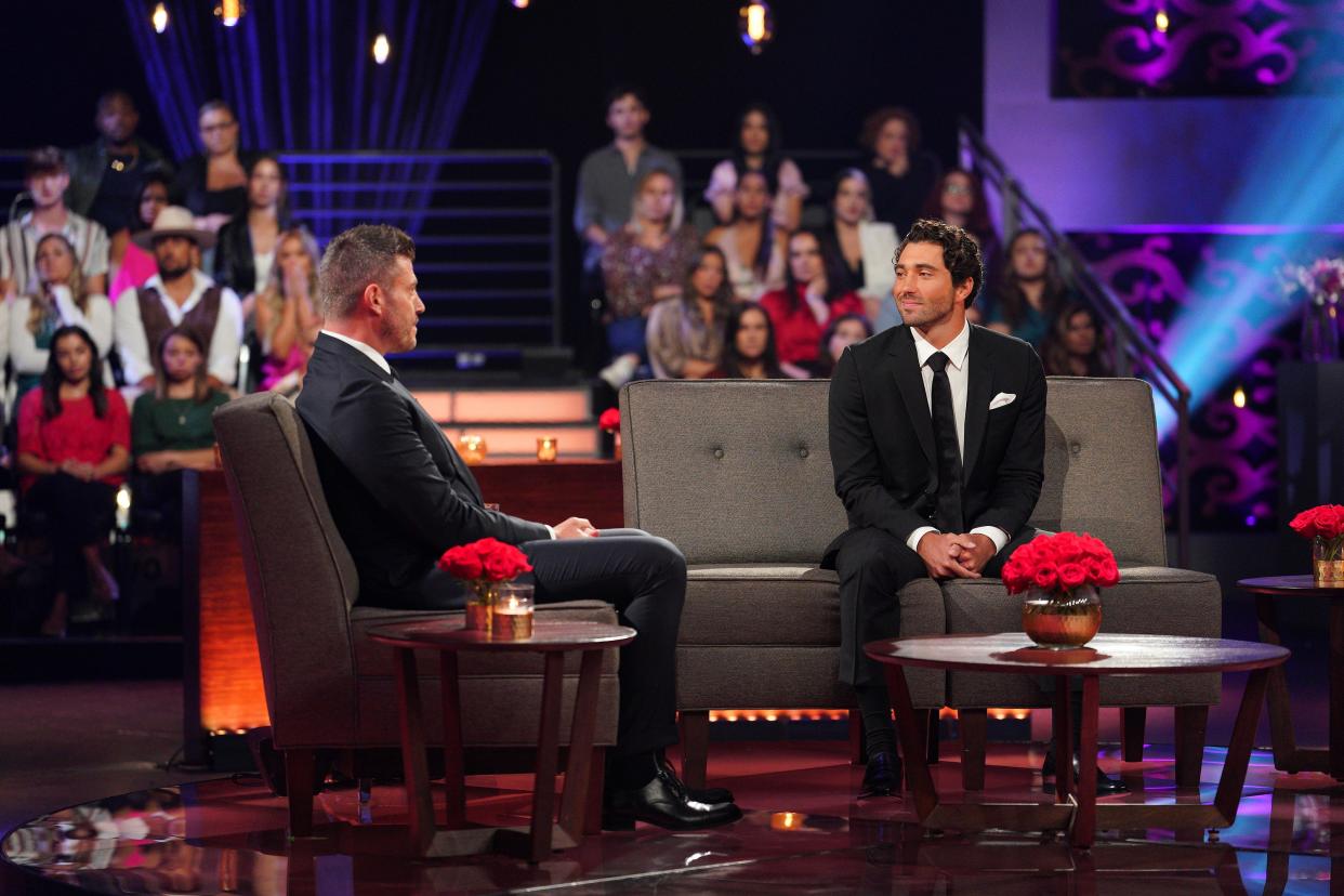 JESSE PALMER and JOEY GRAZIADEI on "The Bachelorette"