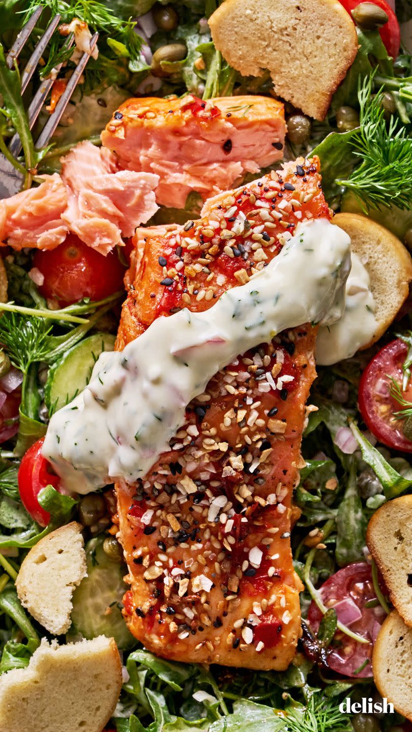 Everything Bagel Crusted Salmon