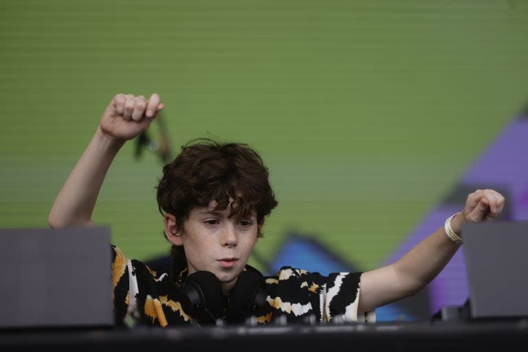 Mateo Rocca, el joven DJ que se lució en el Kidzapalooza