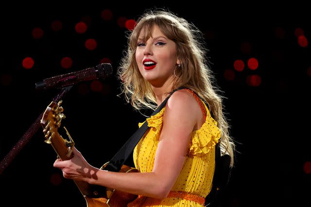 <p>Graham Denholm/TAS24/Getty </p> Taylor Swift