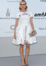 Cannes Film Festival 2012: Diane Kruger looked stunning in a white mini-dress.