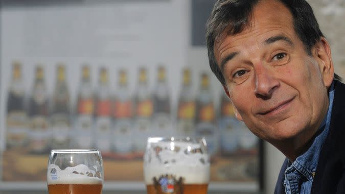 Mandatory Credit: Photo by Christof Stache/AP/Shutterstock (7045326a)Jim Koch Jim Koch CEO of Boston Beer Co, tests a wheat beer in the Weihenstephan brewery in Freising, southern Germany, on .