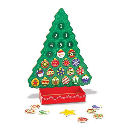 <p><strong>Melissa & Doug</strong></p><p>amazon.com</p><p><strong>$28.86</strong></p><p>This tree-shaped calendar with magnetic ornaments will keep the kids occupied while you do other holiday prep. Display the tree in a central location and let your little ones decorate it ornament by ornament as they count down the days. </p>