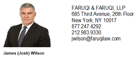 Faruqi & Faruqi, LLP, Sunday, April 17, 2022, Press release picture