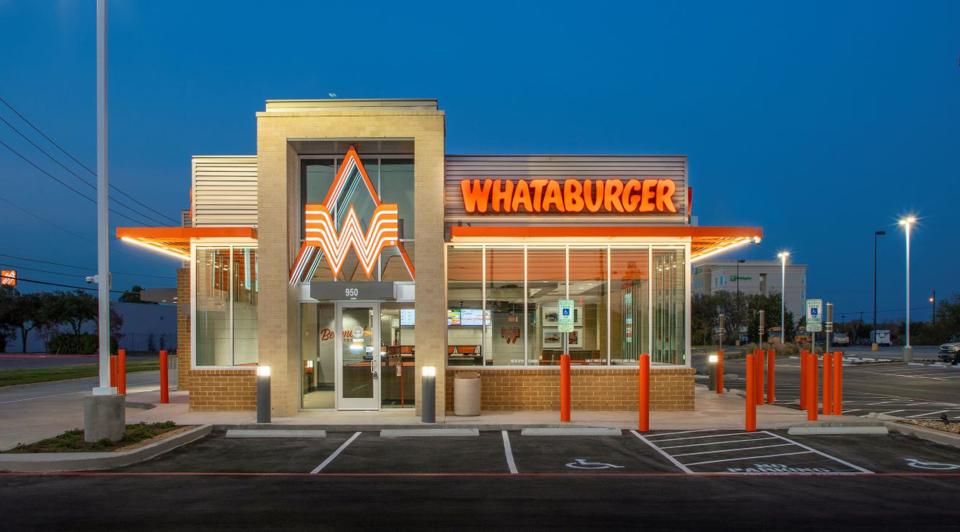 This promotional image shows a Whataburger restaurant franchise. The Texas-based fast food chain plans to open three Athens area locations in 2023.