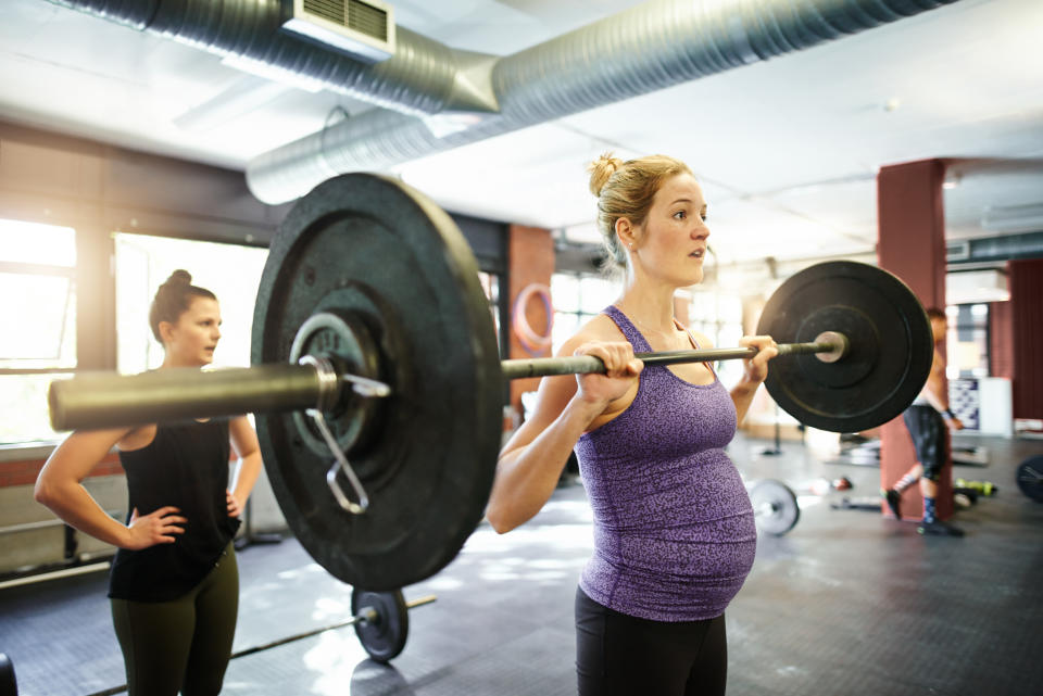 There are plenty of myths surrounding working out while pregnant [Photo: Getty]