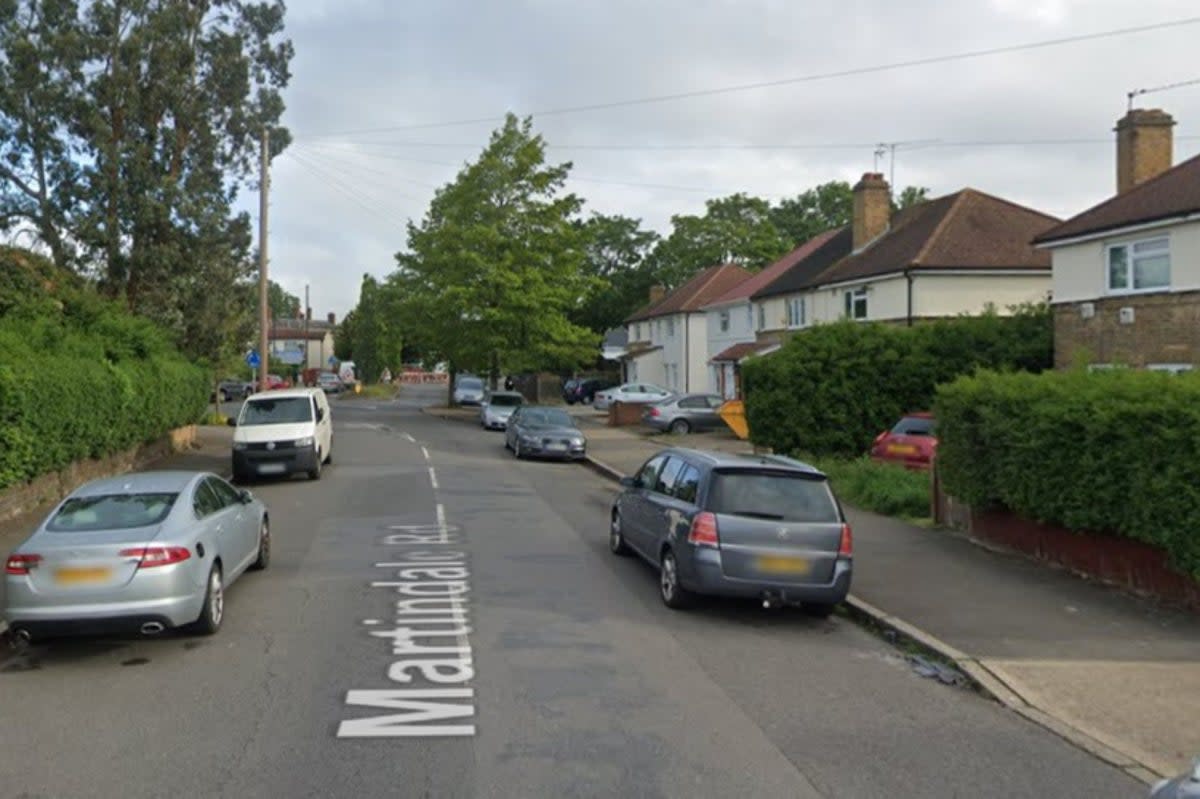 The victim, in her 50s, was found in an alleyway close to a nursery off Martindale Road, Hounslow  (Google Maps)