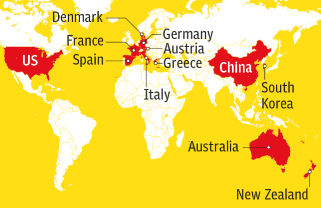 Out of lockdown - around the world