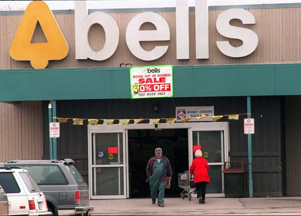 This Bells store in Avon closed in 1995.