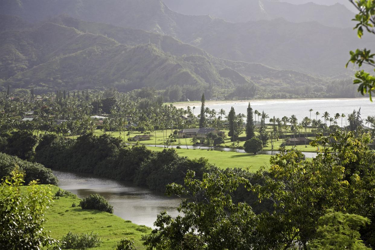 Hanalei Town, Hawaii