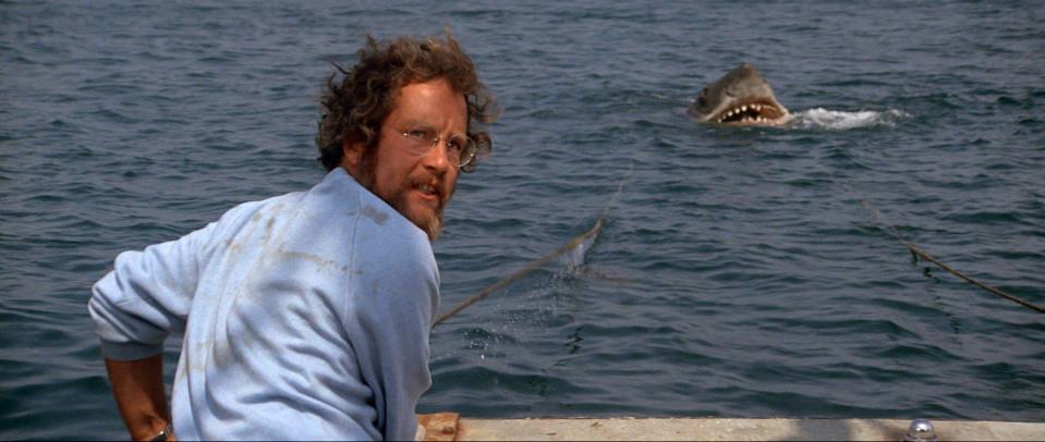 Jaws  Year : 1975 USA Director : Steven Spielberg Richard Dreyfuss