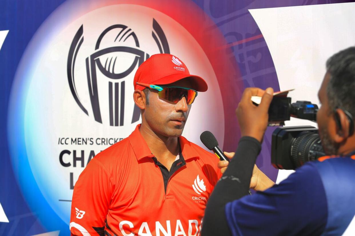 Saad Bin Zafar is the captain of the Canadian national men's cricket team, headed to the International Cricket Council T20 World Cup next month.  (Submitted by Saad Bin Zafar - image credit)
