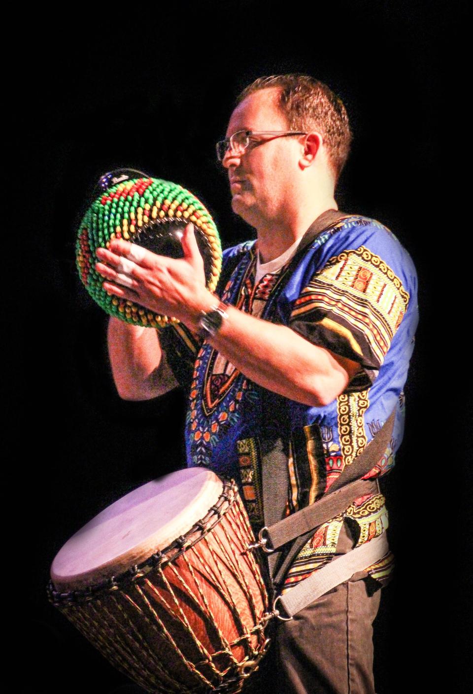 When his African drumming students perform this weekend at San Juan College, music professor Teun Fetz hopes the the concert attracts other members to the group, which has been around for seven years.