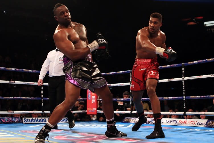 Anthony Joshua survived a Whyte scare to extend his perfect pro record