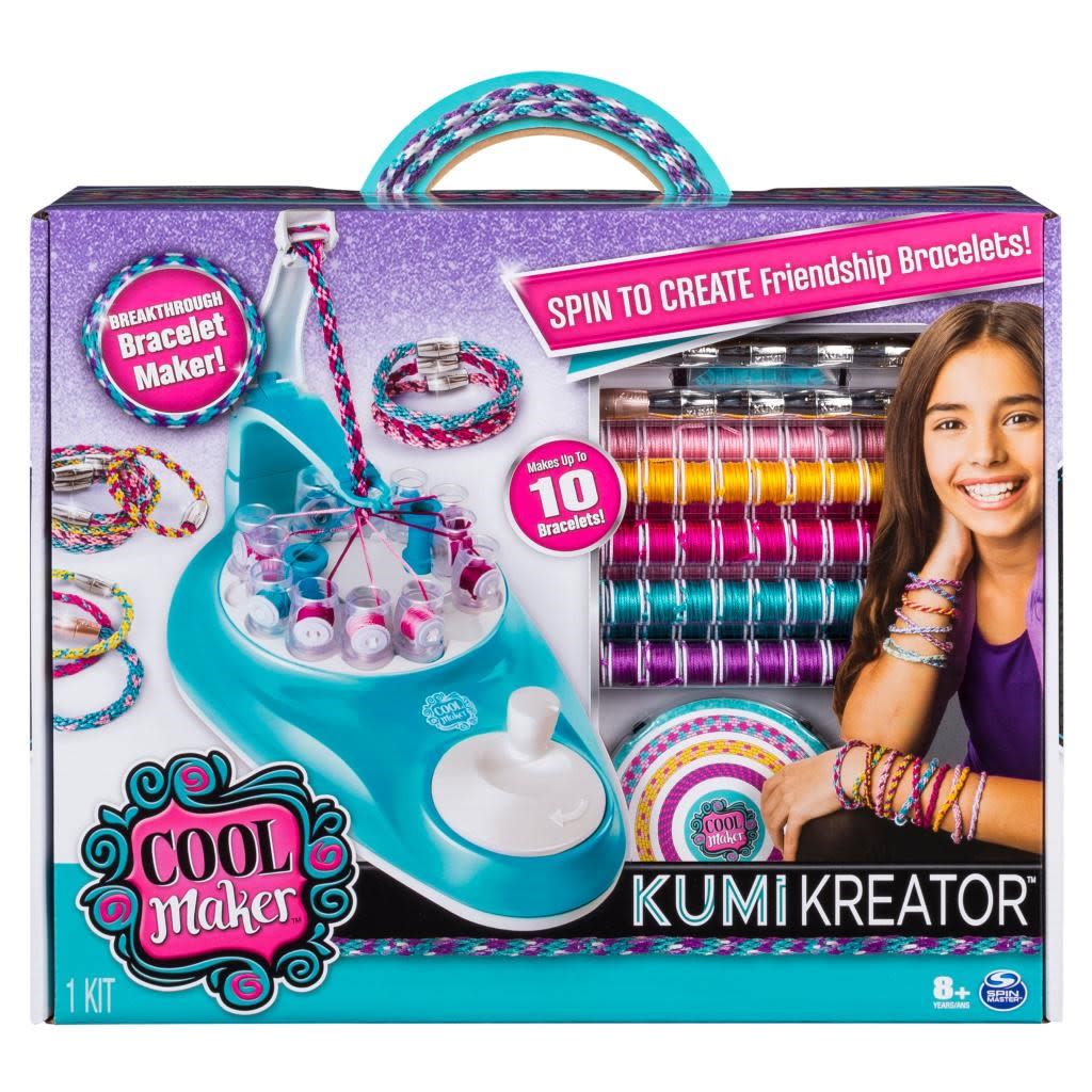 The <a href="https://www.walmart.com/ip/Cool-Maker-KumiKreator-Friendship-Bracelet-Maker-Kit-for-girls-ages-8-Up/551212701?sourceid=dsn_ov_c7a9cf6d-5a31-4f27-b686-aa5ce3690d5e&veh=dsn&wmlspartner=dsn_ov_c7a9cf6d-5a31-4f27-b686-aa5ce3690d5e&cn=FY19-Holiday-449304-ABTS--Q4_aw_hw_dsn_dis_ov_xcat" rel="nofollow noopener" target="_blank" data-ylk="slk:Cool Maker KumiKreator Friendship Bracelet Maker;elm:context_link;itc:0;sec:content-canvas" class="link ">Cool Maker KumiKreator Friendship Bracelet Maker</a> was chosen by kids as a top toy for holiday 2018. (Photo: Walmart)