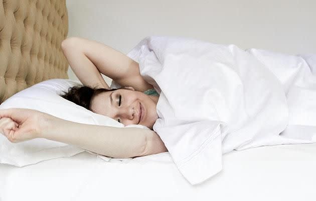 Researchers say wearing sunnies before bed can help you get a good sleep. Photo: Getty images